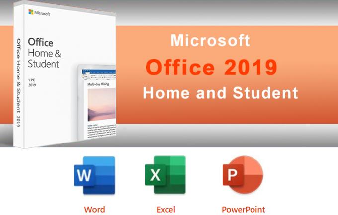 La plus nouvelle version Microsoft Office numérique clé de 2019 à la maison et d'étudiant